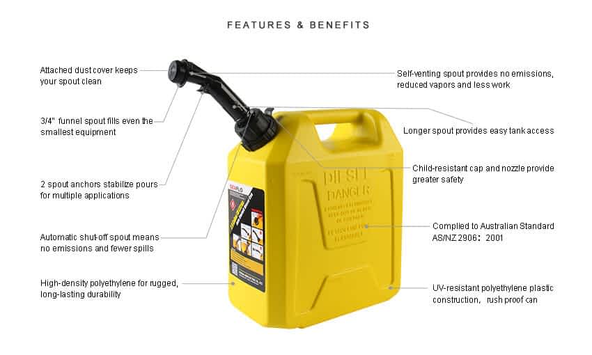 Diesel Container 10L Graytill